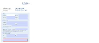 GENO50  Servicebogen Datenänderung PDF